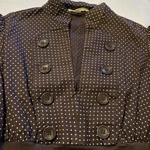 BeBop Junior Brown Polkadot Dress